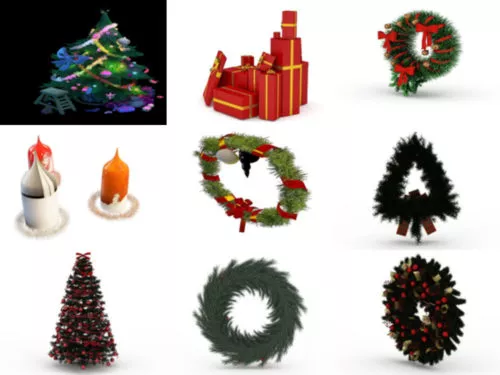 Top 10 Christmas Free 3D Models – Week 2020-39