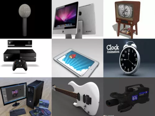 Top 10 Electronic Free 3D Models – Week 2020-39