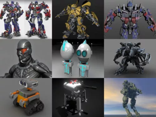 10 Robot Free 3D Models – Week 2020-38