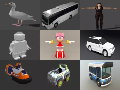 Top 12 Blend 3D Models – Week 2020-38