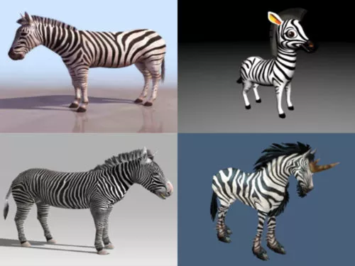 Top 5 Zebra Free 3D Models – Week 2020-39