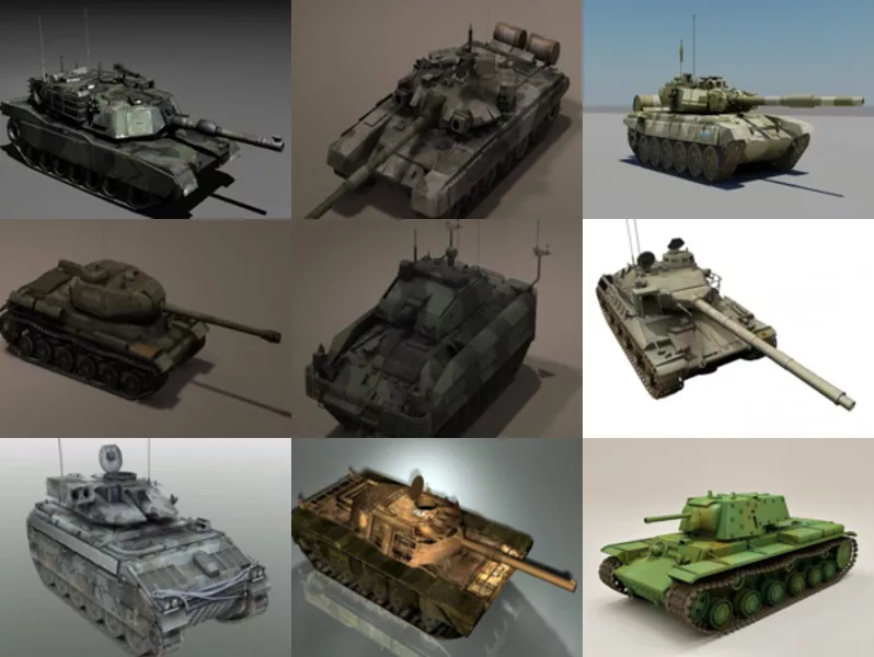 10 3ds Max Military Tank 3D Models – Day 18 Oct 2020