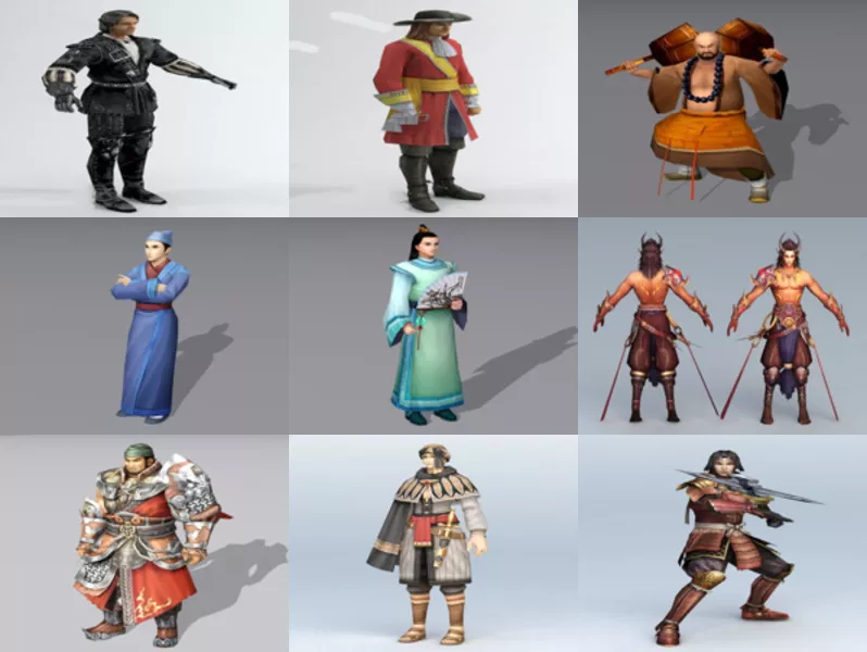 10 Ancient Man Free 3D Models – Week 2020-43