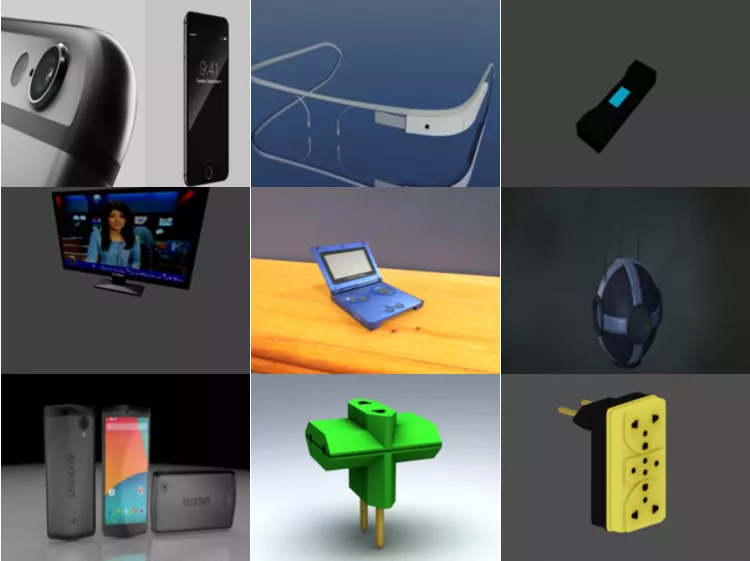 10 Blender Electronic 3D Models – Day 2020.10.14
