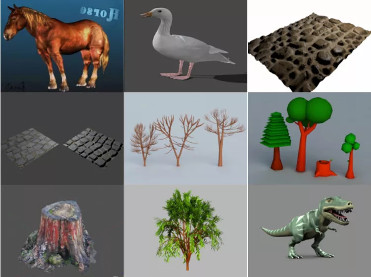 10 Blender Nature 3D Models – Day 2020.10.14