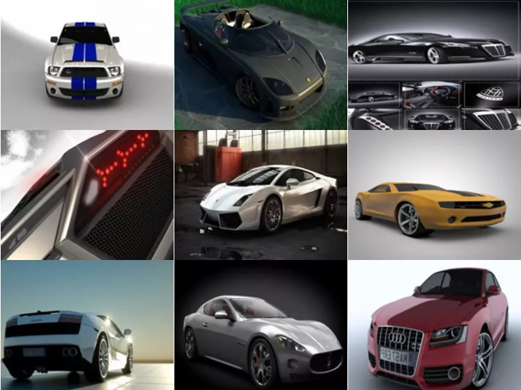 10 Cinema 4d Car 3D Models – Day 2020.10.14