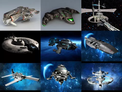 10 Futuristic Aircraft Free 3D Models – Week 2020-41