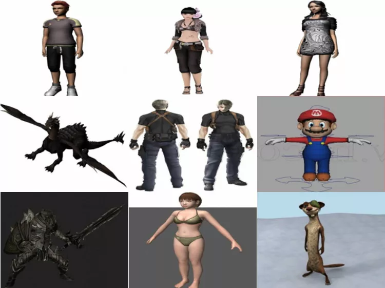 10 Maya Character 3D Models – Day 15 Oct 2020