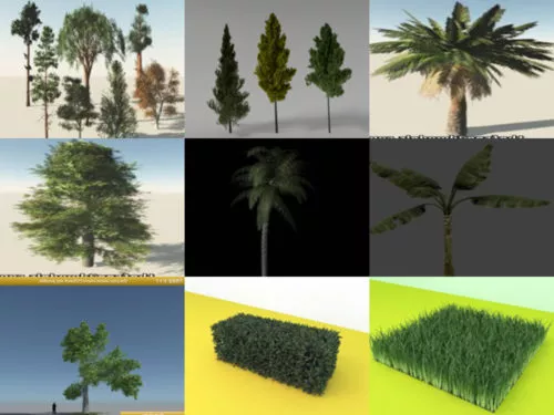 10 Realistic Tree Free OBJ 3D Models – Week 2020-41