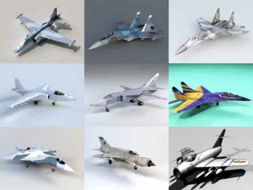 10 Russian Aircraft Free 3D Models – Week 2020-41