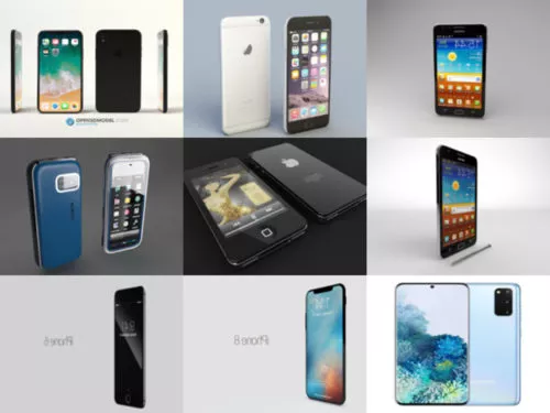 10 Smartphone Free OBJ 3D Models – Week 2020-40