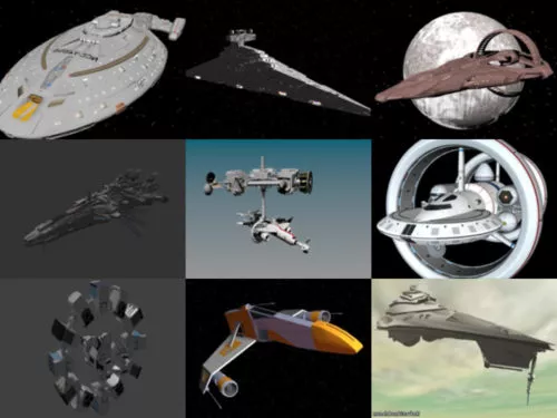 10 Spacecraft Free OBJ 3D Models – Week 2020-41