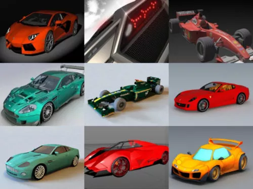 10 Sports Car Free OBJ 3D Models – Week 2020-41