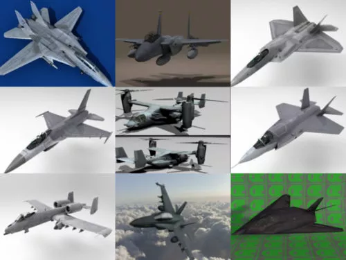 10 US Aircraft Free 3D Models – Week 2020-41