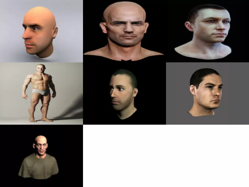 7 Realistic Man Free 3D Models – Week 2020-43