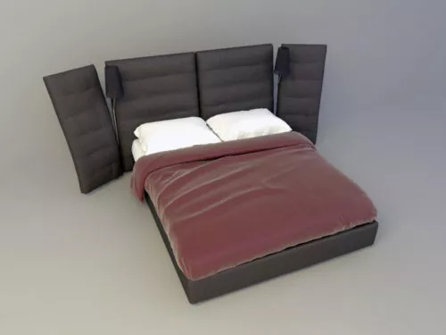 Elegant Design Bed Furniture 3d model Elegant Design Bed Furniture 3d model