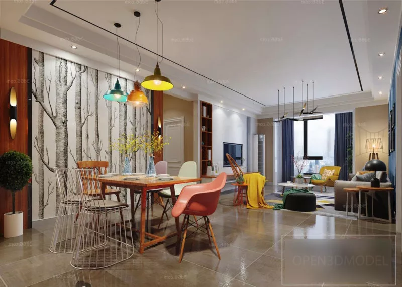 Old City Apartment 3d model