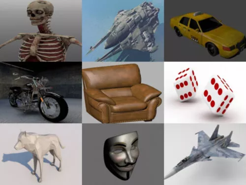 Top 10 Free OBJ 3D Models – Week 2020-40