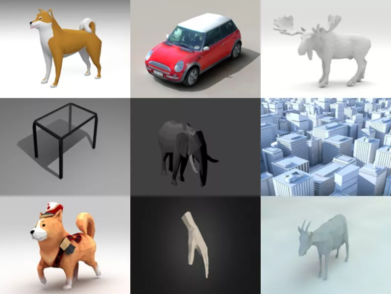 Top 11 Fbx Lowpoly 3D Models – Day 28 Jun 2022