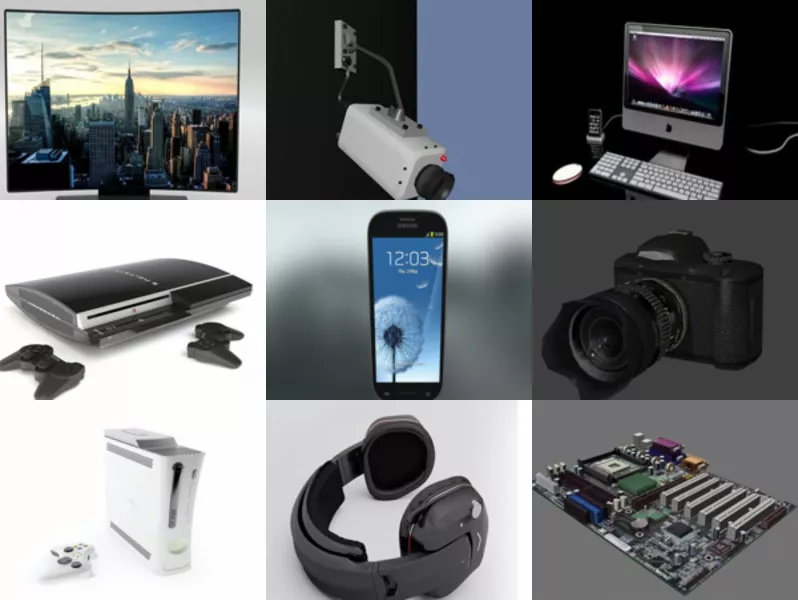 Top 12 Obj Electronic 3D Models – Day 21 Oct 2020