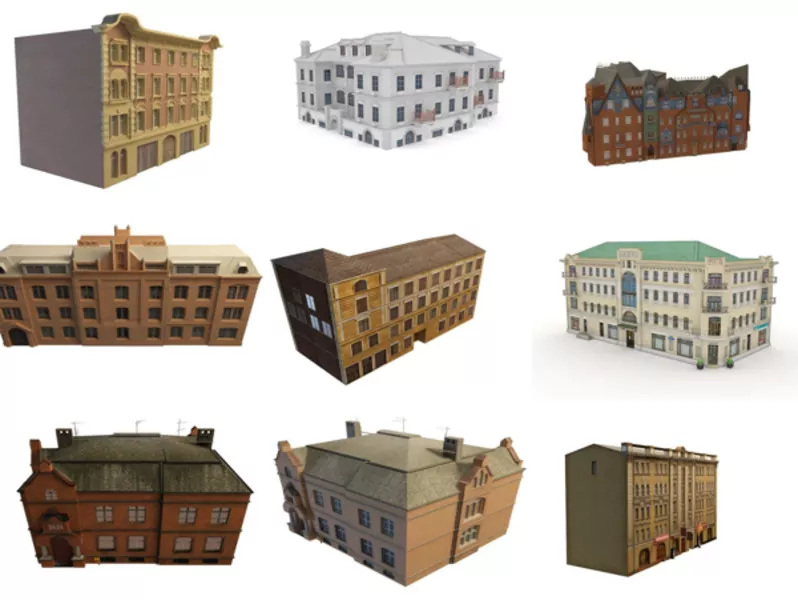 10 Ancient Apartment Free 3D Models Collection