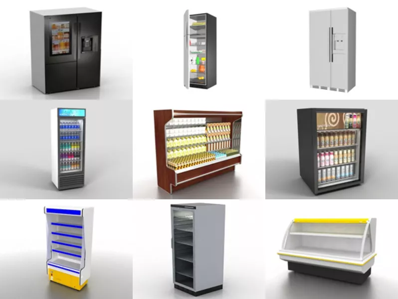 10 Fridge Free 3D Models Collection