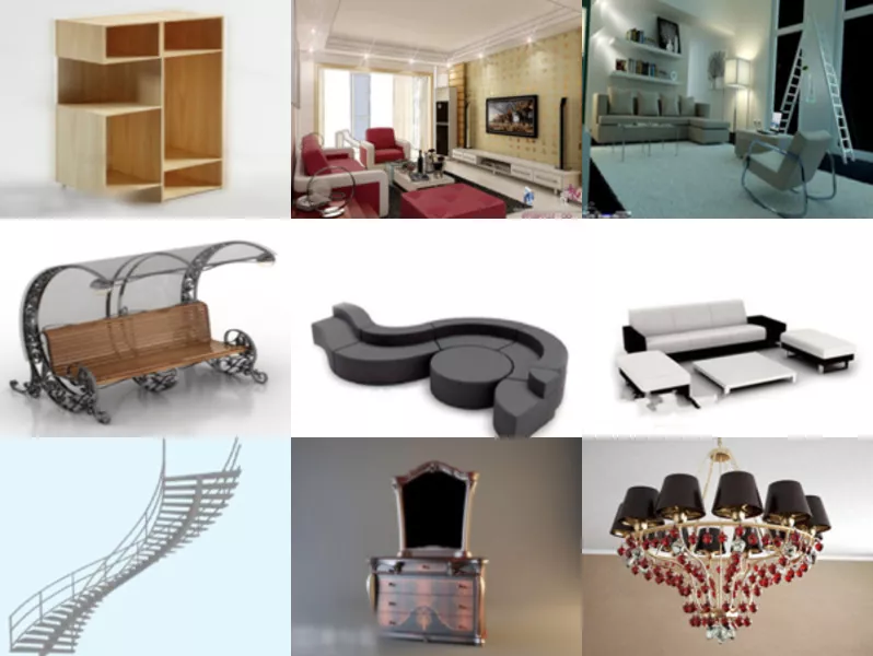 10 Furniture Free 3D Models Collection – Week 2020-46