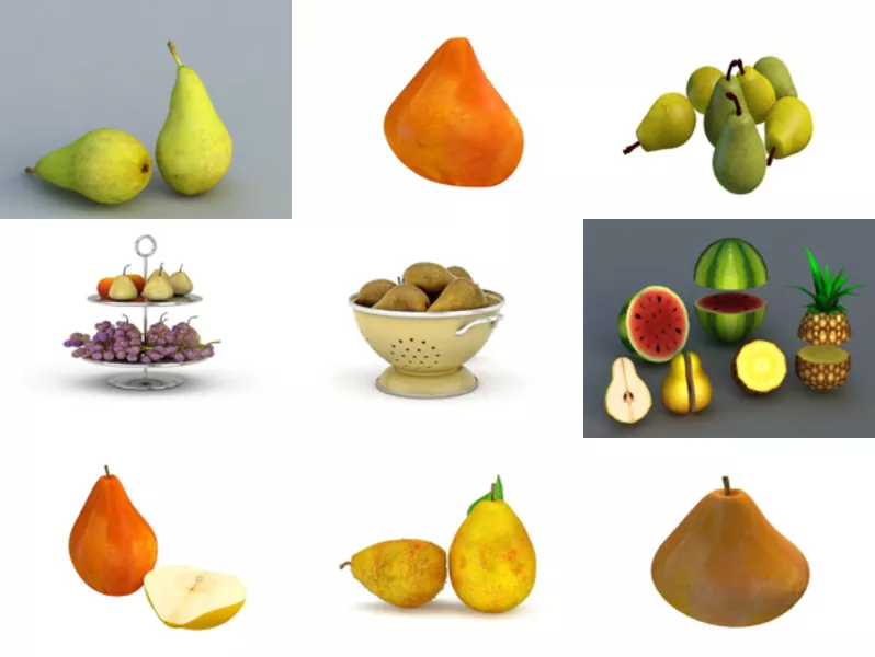 10 Pear 3D Models – Week 2020-45