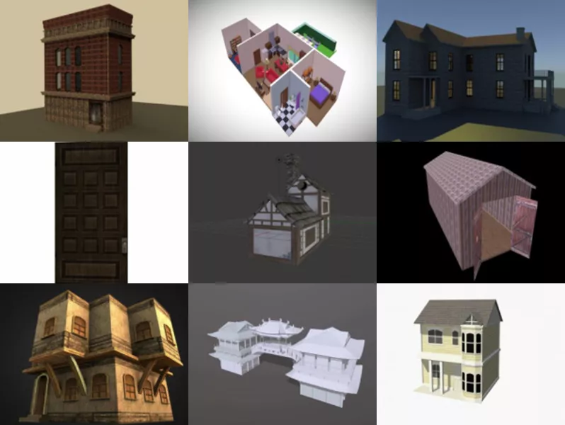 12 Blender Architecture 3D Models – Week 2020-44