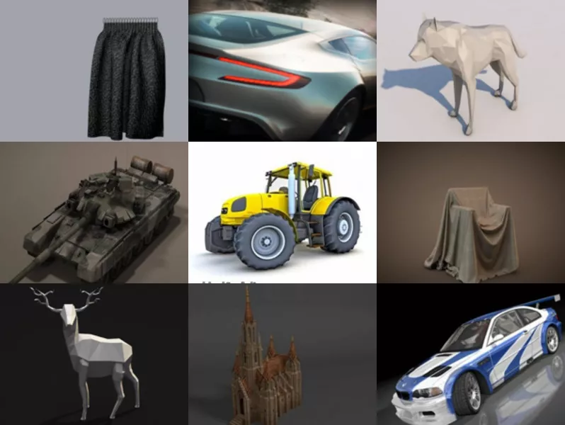 Top 12 Cinema 4D 3D Models – Week 2020-44