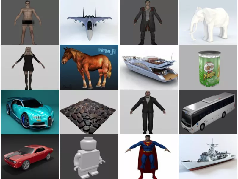 Top 20 Files Blender Free 3D Models 2021 Collection