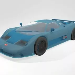Bugatti Toy Car 3d model