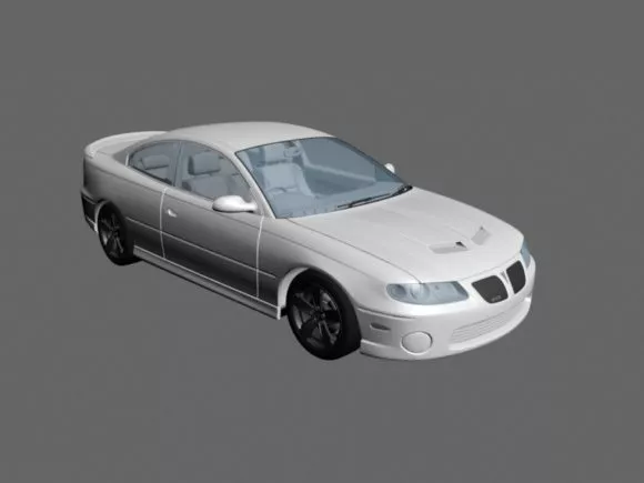 Abandoned Rustic Car 3d model