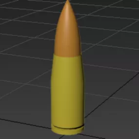Nato Cartridge Bullet 3d model