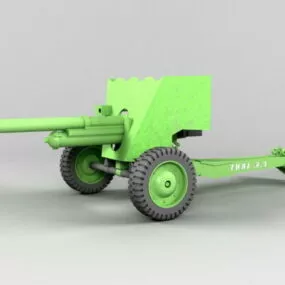 6lb Cannon 3d model