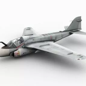A6 Attack Aircraft 3d model