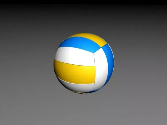Low Poly Volleyball Ball 3d model Low Poly Volleyball Ball 3d model