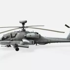 Apache Ah64 Helicopter 3d model