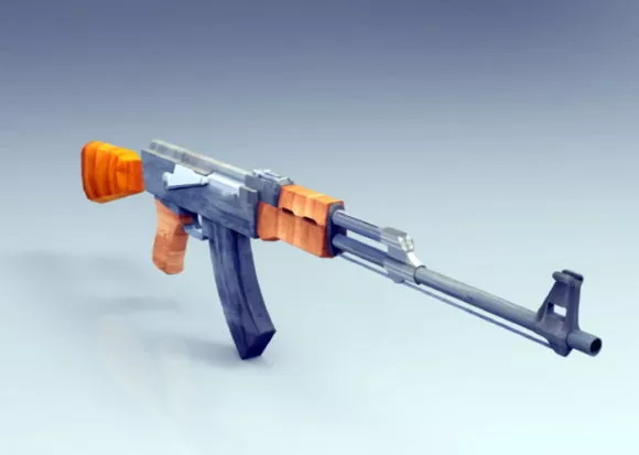 Scifi Gun M24r 3d model