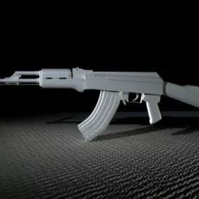 Soviet Ak47 Type 2 3d model