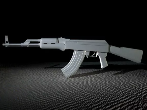Soviet Ak47 Type 2 3d model Soviet Ak47 Type 2 3d model