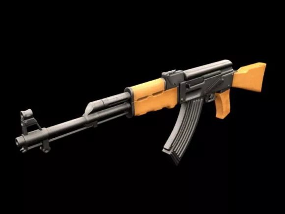 Gun Barrett Xm500 Weapon 3d model