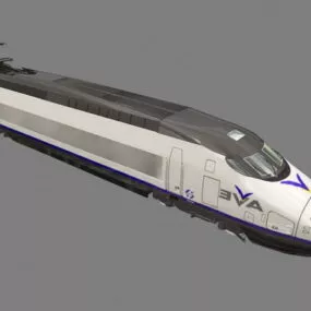 High Speed Train Ave 3d model