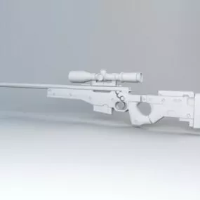 Awm L115a3 Sniper Rifle 3d model