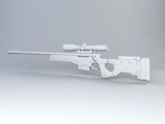 White Solar Module 3d model