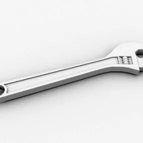 Adjustable Wrench Tool 3d model