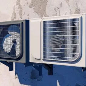 Air Conditioner Outdoor Unit V1 3d model
