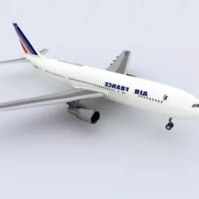 Air France Airbus A320 3d model