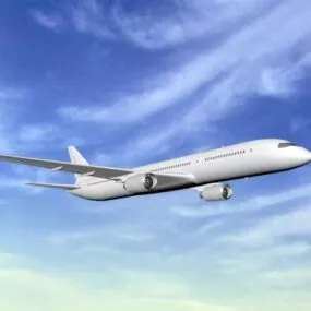 Airbus A350 Airliner 3d model