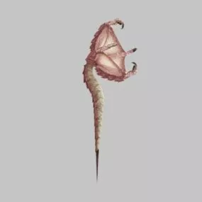 Sandworm Creature 3d model
